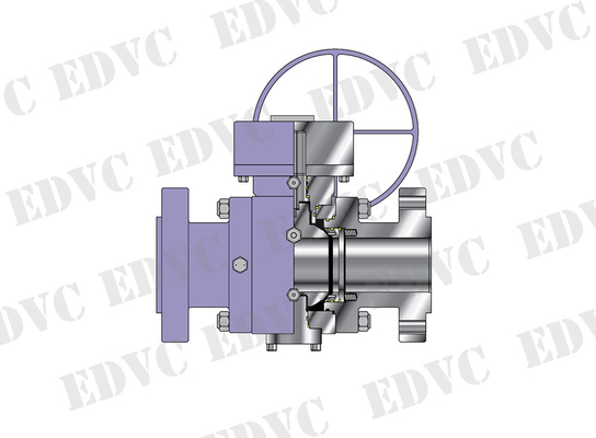 Full Bore Side Entry Ball Valve Stainless Steel API 6D Class150 - 2500