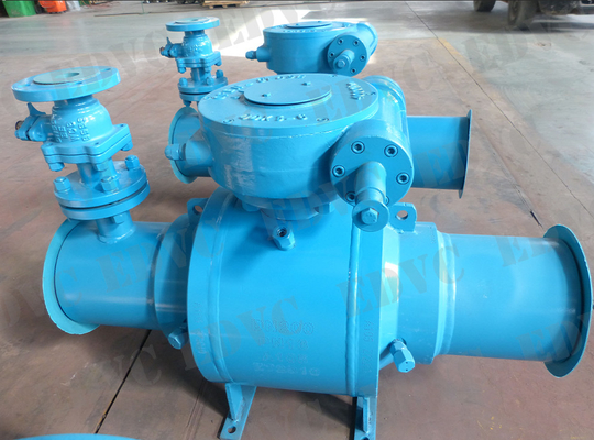 Trunnion Mounted Side Entry Ball Valve Fully Welded