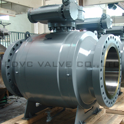 CS A105 Side Entry Trunnion Ball Valve Fully Welded 22 Inch 300LB