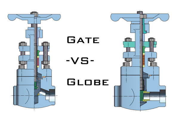 Gate valve vs. globe valve