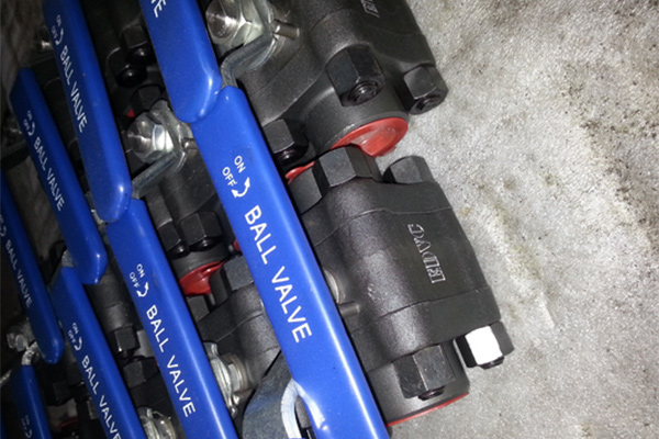 3 Pieces API Ball Valve / Forged Steel Floating Ball Valve Manual Operation