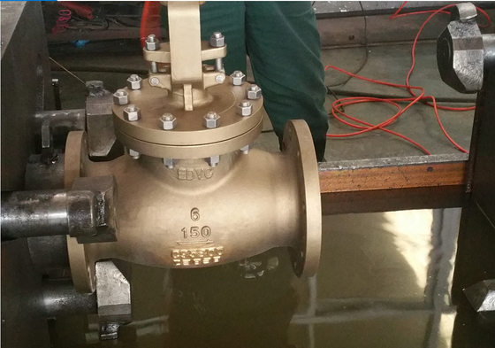 900LB Aluminum Bronze Valve RF Nickel API 600 Globe Valve